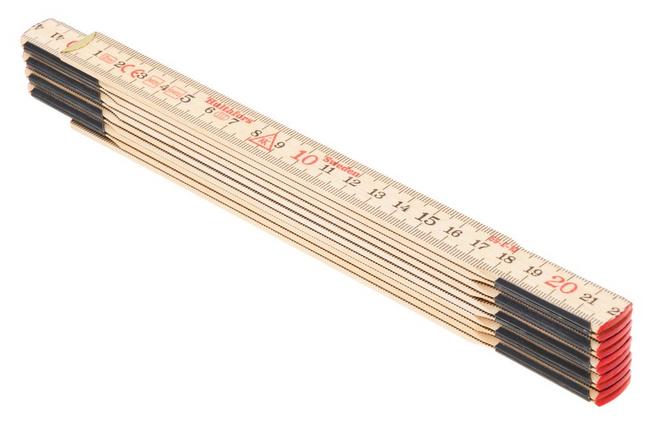 Afbeelding voor Hultafors Folding Rule 59, 100004 metrisch, duimstok 2 m