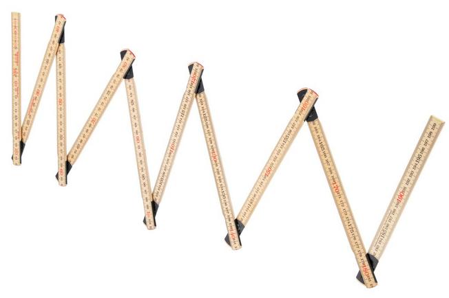 Afbeelding voor Hultafors Folding Rule 59, 100004 metrisch, duimstok 2 m