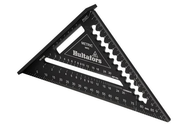 Afbeelding voor Hultafors Rafter Square 257010 metrisch, meetdriehoek 18 cm  