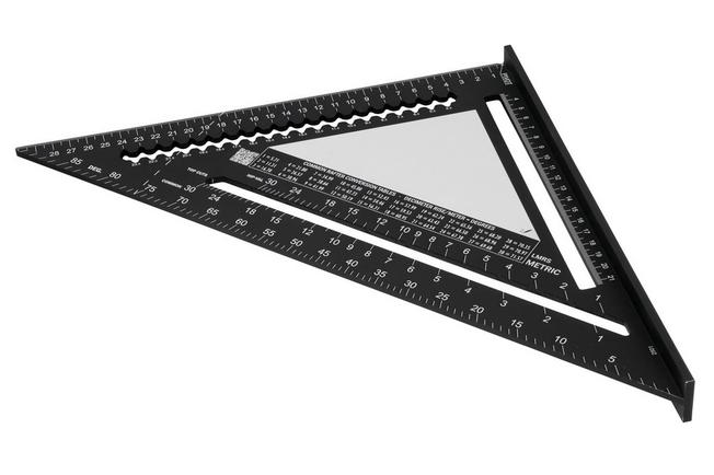 Afbeelding voor Hultafors Rafter Square 257040 metrisch, meetdriehoek 30 cm  