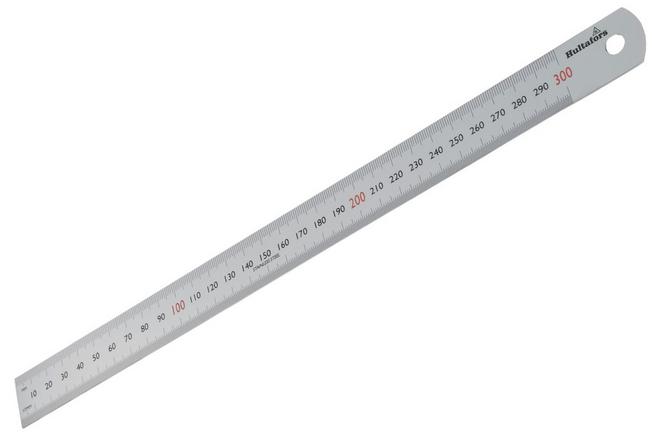 Afbeelding voor Hultafors Steel Ruler 554103 staal, metrisch, meetlat 30 cm