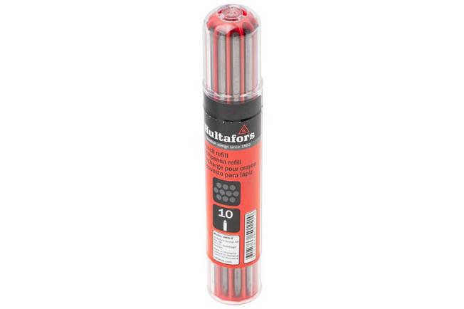 Afbeelding voor Hultafors Dry Marker Refills 650110 grafiet grijs, mechanisch potlood navulling, 10 stuks