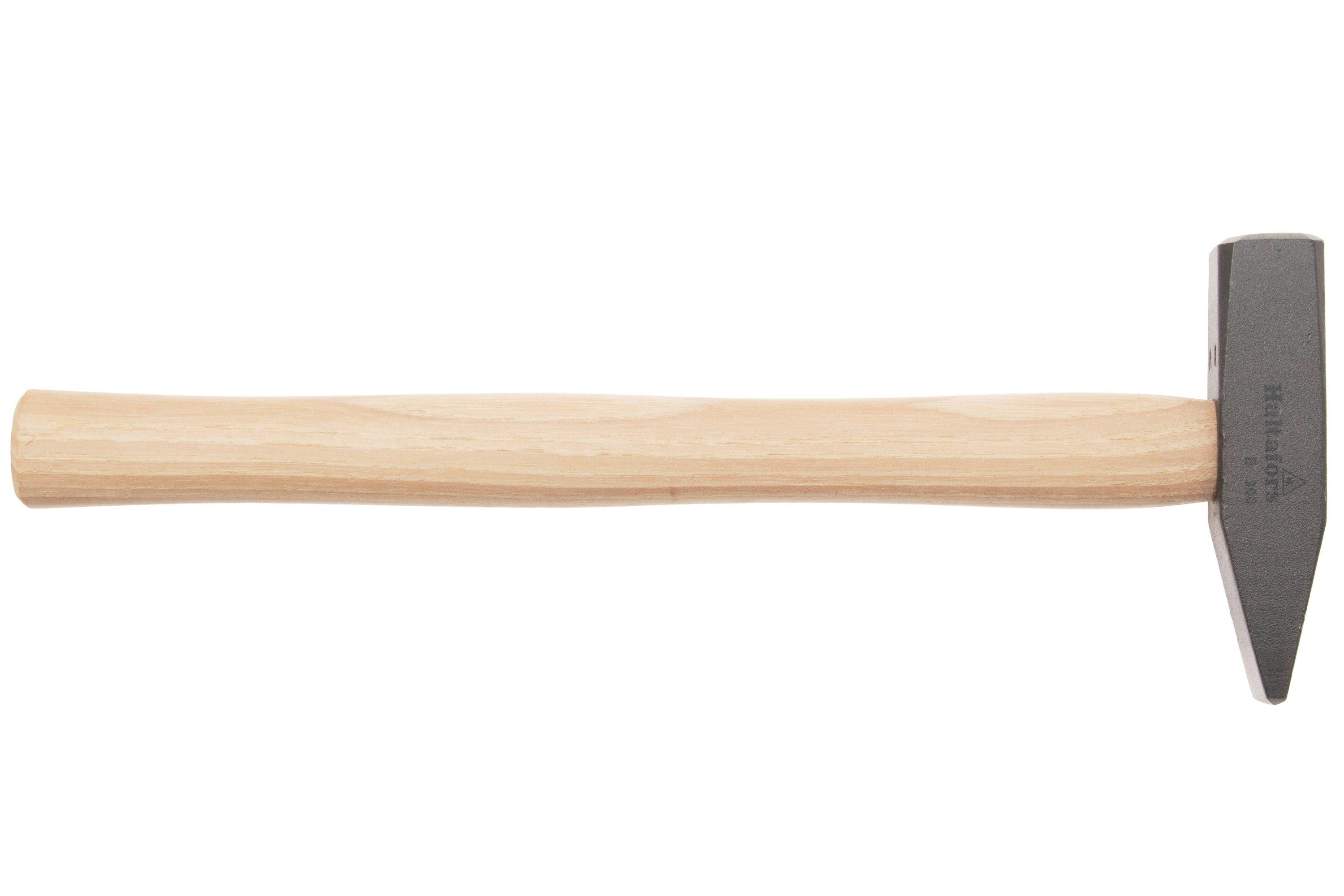 Hultafors Bricklayer's Hammer M 600 – Hand-Forged Steel With Hickory Handle – Tempered Striking Face & Chisel – Nail Puller Notch – 822251U