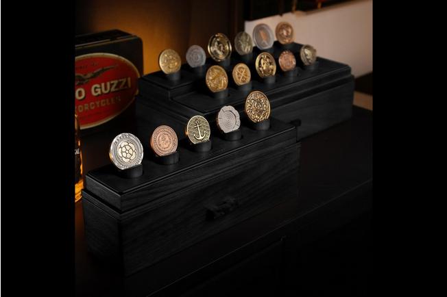 Afbeelding voor Holme & Hadfield Coin Deck COINDECK-B zwart, munten display voor 5 stuks