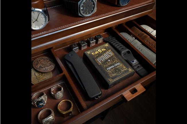 Afbeelding voor Holme & Hadfield Collector Pro Watch Display Case COLPRO-W walnoot, horloge display voor 5 stuks