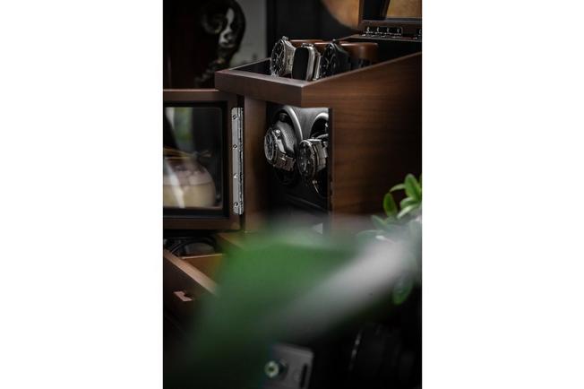 Afbeelding voor Holme & Hadfield The Winder Walnut, horlogeopwinder voor 2 horloges