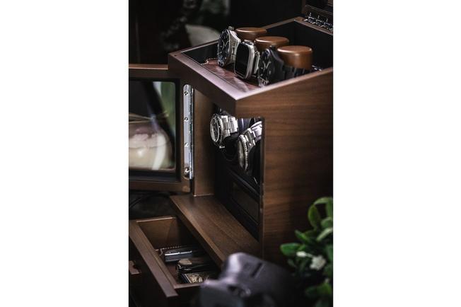 Afbeelding voor Holme & Hadfield The Winder Walnut, horlogeopwinder voor 2 horloges