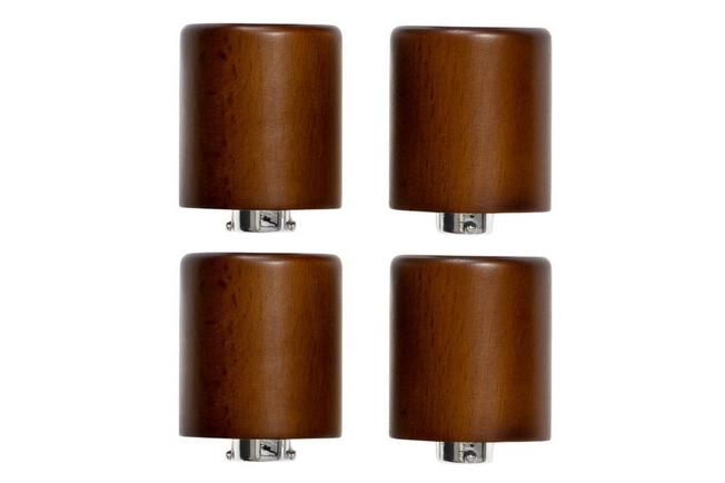 Afbeelding voor Holme & Hadfield The Collective WATCHPILLARSET Walnut, set van 4 extra horlogepilaren