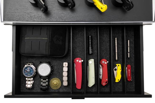 Immagine per Holme & Hadfield Armada Knife Display Case AD-BK-1005-1 Black, espositore per 50 coltelli da tasca