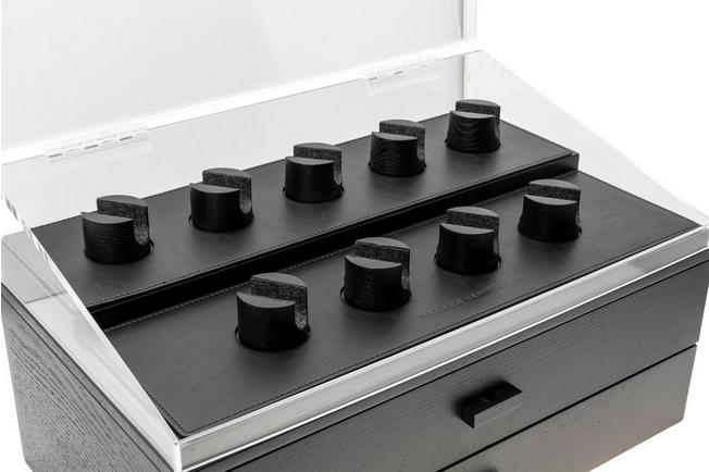 Immagine per Holme & Hadfield Armada Knife Display Case AD-BK-1005-1 Black, espositore per 50 coltelli da tasca