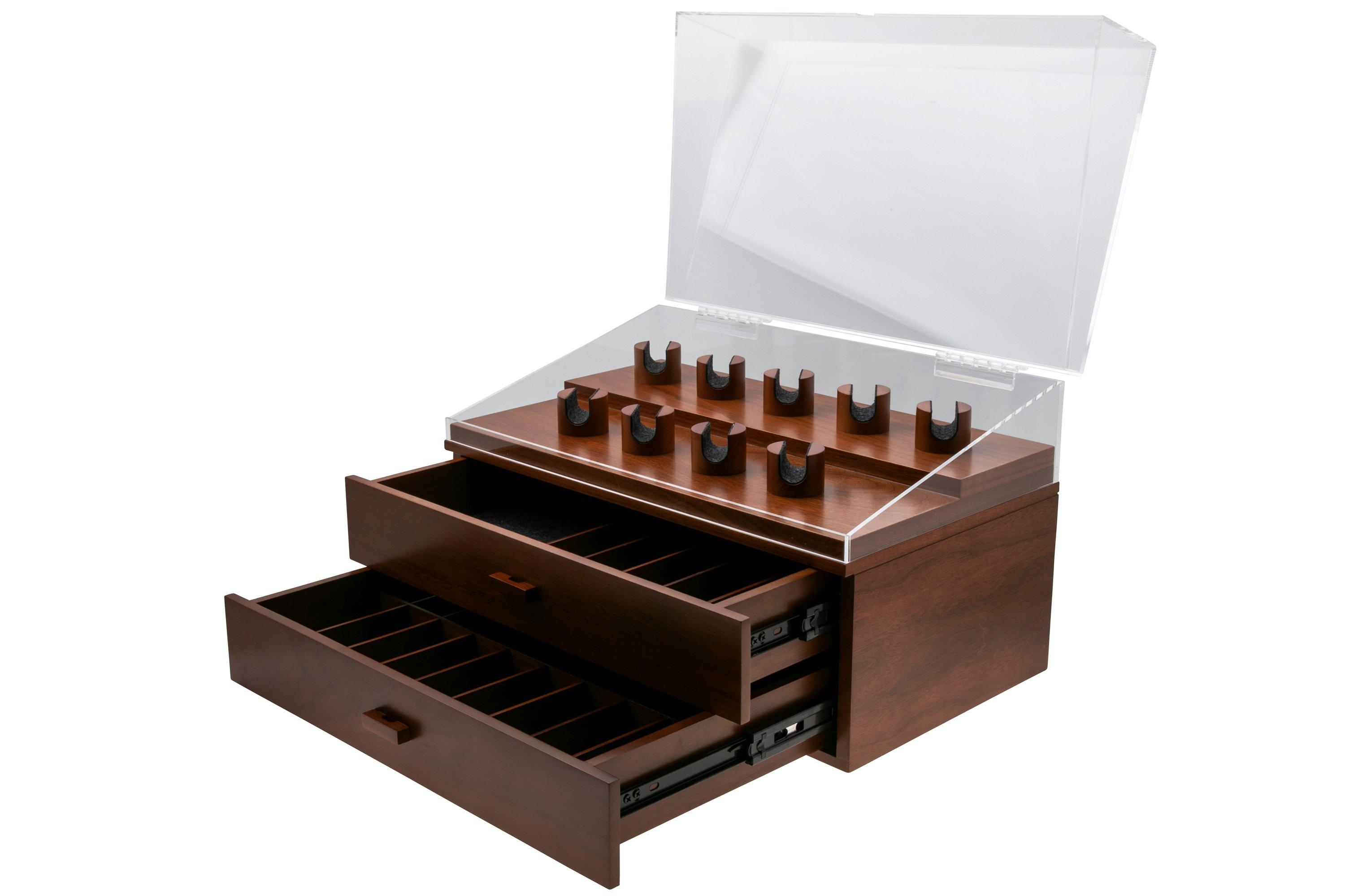 Holme & Hadfield Armada Knife Display Case AD-WT-0992-1 Walnut ...