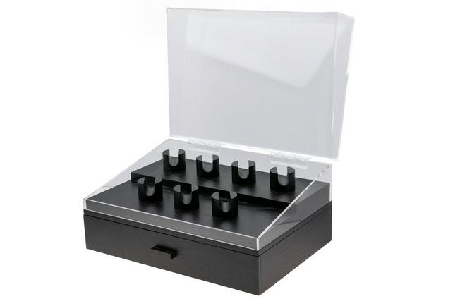 Bild für Holme & Hadfield Armory Pro Knife Display Case ARP-BK-800-1 Black, Messer Vitrine für 30 Stück