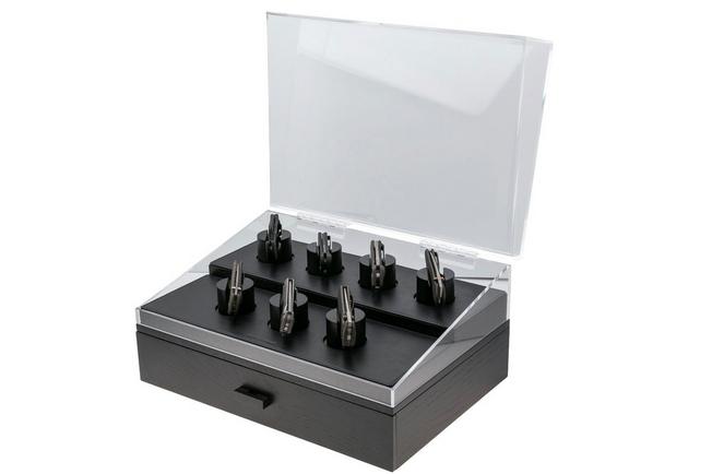 Bild für Holme & Hadfield Armory Pro Knife Display Case ARP-BK-800-1 Black, Messer Vitrine für 30 Stück