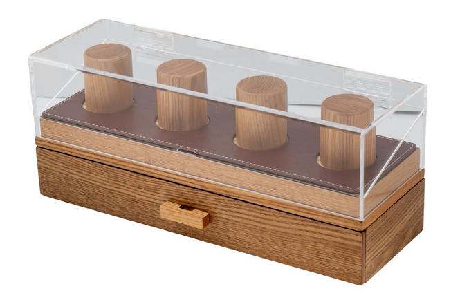 Image pour Holme & Hadfield Watch Deck Pro JB-YYKZ-0MO1 Oak, boîte à montres 4 emplacements