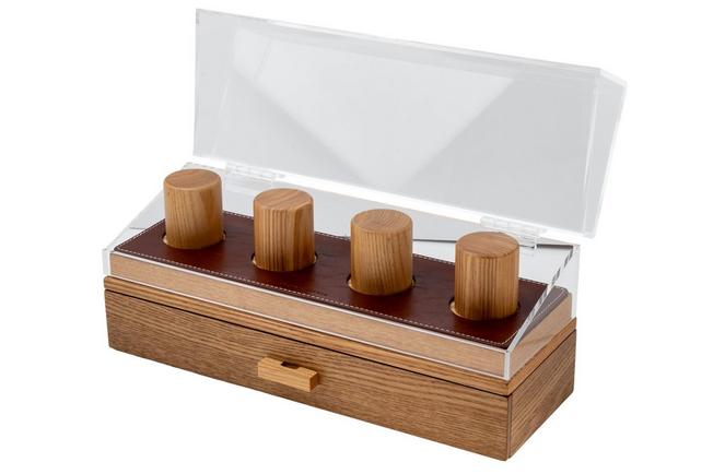 Image pour Holme & Hadfield Watch Deck Pro JB-YYKZ-0MO1 Oak, boîte à montres 4 emplacements