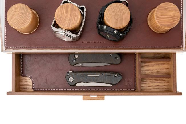 Image pour Holme & Hadfield Watch Deck Pro JB-YYKZ-0MO1 Oak, boîte à montres 4 emplacements