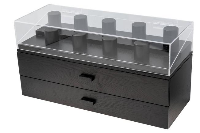 Bild für Holme & Hadfield Legacy Watch Display Case LGP-BK-985-1 Black, Uhrenvitrine für 17 Stück