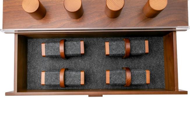 Image for Holme & Hadfield Legacy Watch Display Case LGP-WT-978-1 Walnut, watch display for 17 pieces