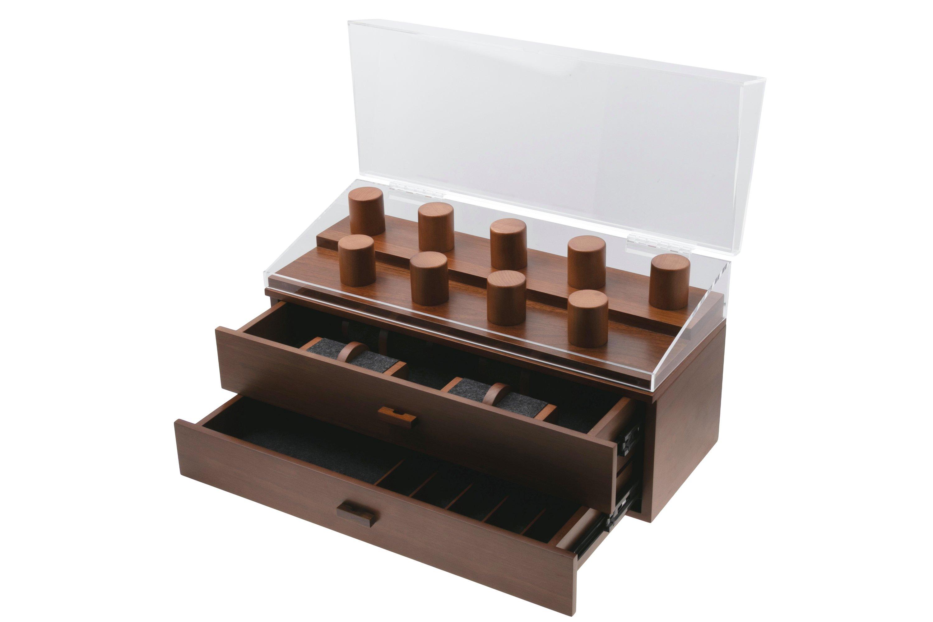Holme & Hadfield Legacy Watch Display Case LGP-WT-978-1 Walnut, watch ...