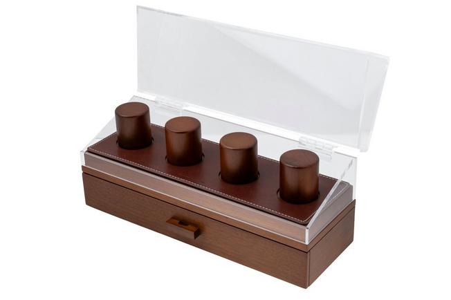 Image pour Holme & Hadfield Watch Deck Pro LP-Y09T-8KUM Walnut, boîte à montres 4 emplacements