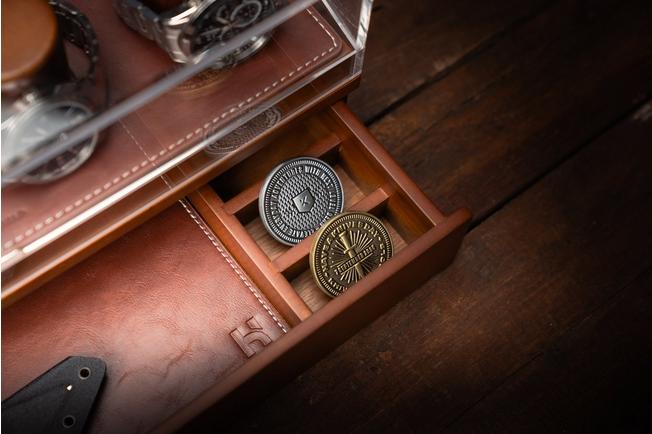 Image for Holme & Hadfield Watch Deck Pro LP-Y09T-8KUM Walnut, watch display for 4 pieces