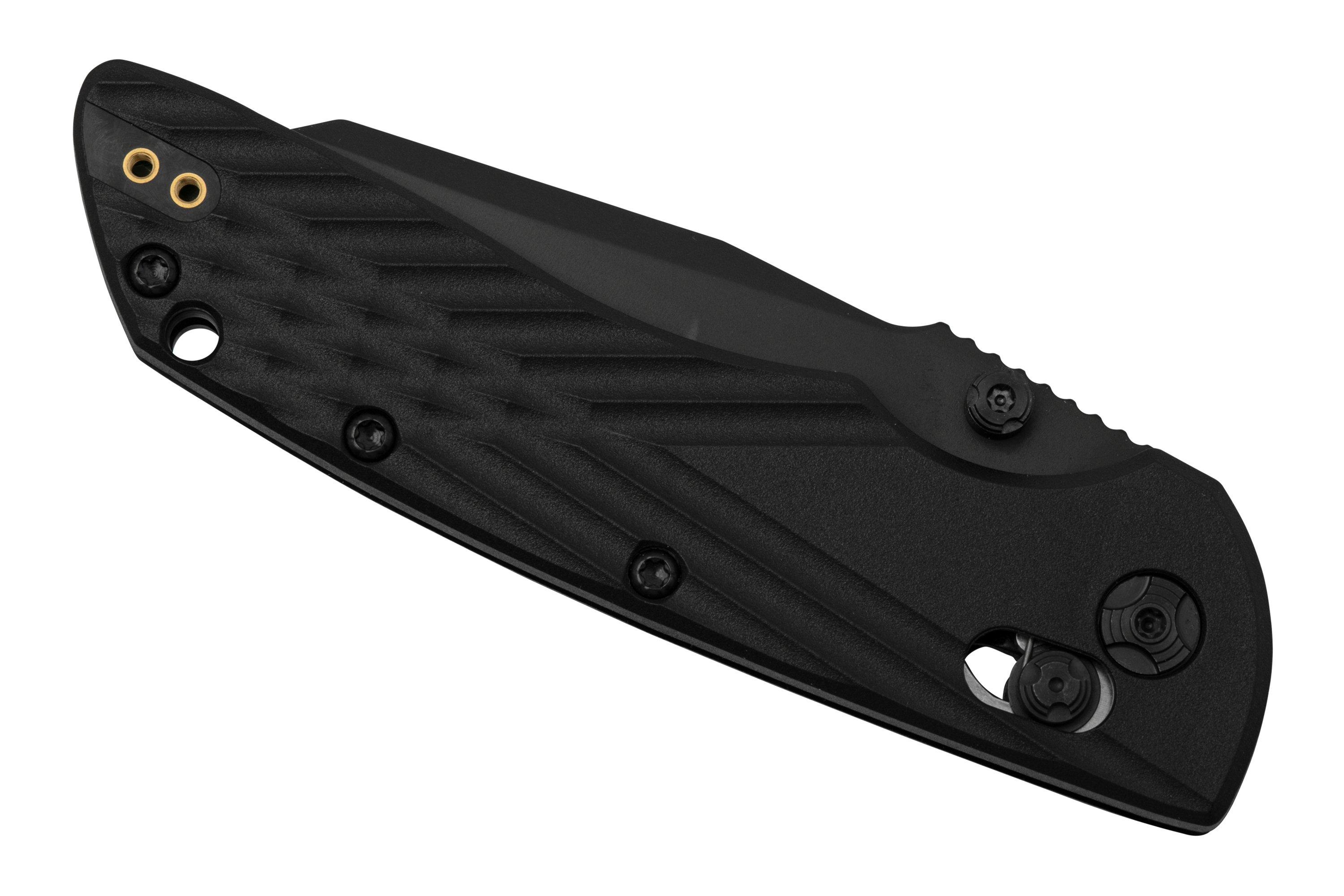 Hogue Deka 24266 Black Cerakote CPM-20CV Wharncliffe, Black G10, pocket ...