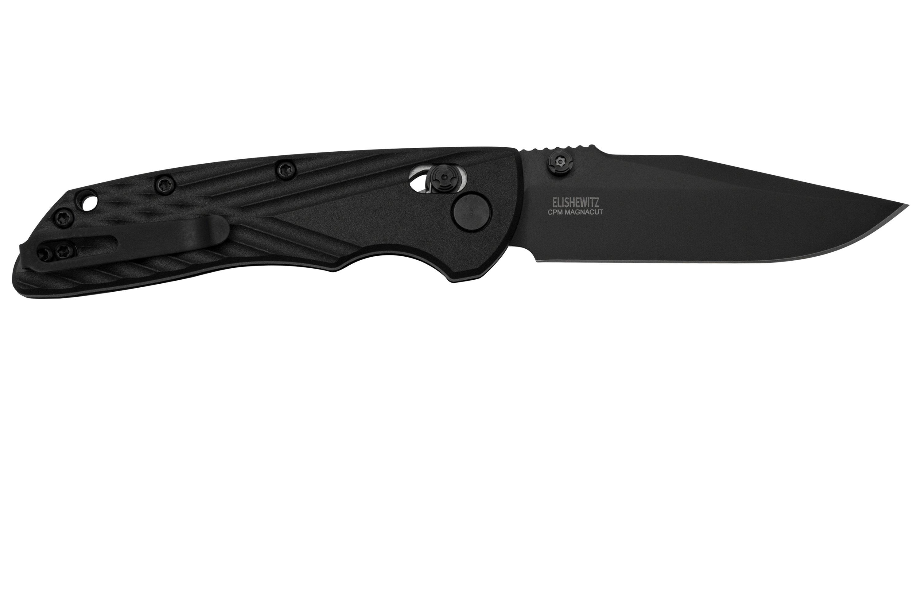 Hogue Deka 24376, Solid Black Polymer, Magnacut Clippoint ...