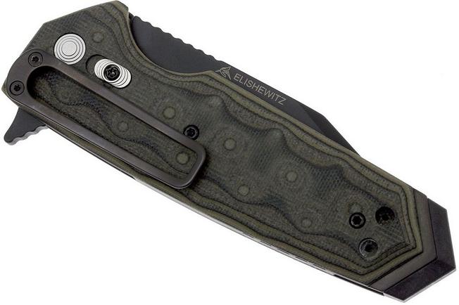 Image for Hogue EX-02 3.75" Tanto Flipper, G10 G-Mascus Green 34208