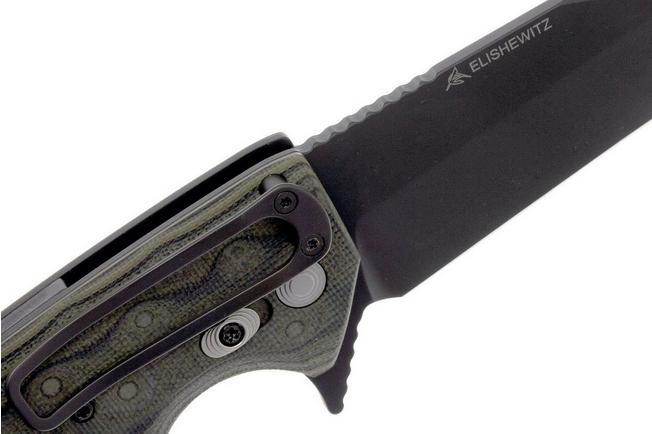 Image for Hogue EX-02 3.75" Tanto Flipper, G10 G-Mascus Green 34208