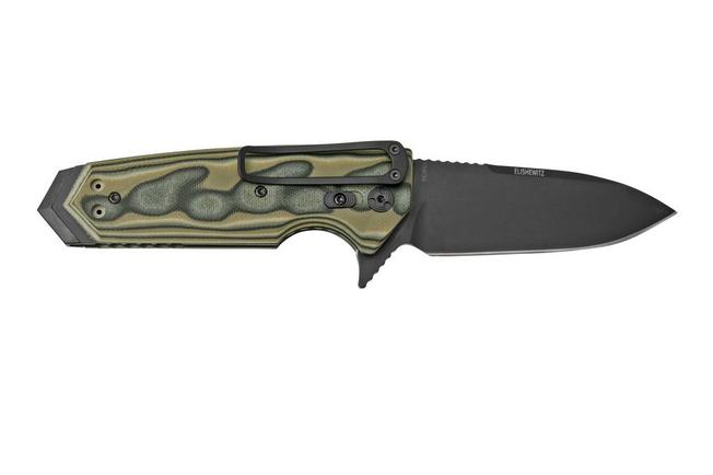Imagen para Hogue EX-02 3.75" Droppoint Flipper, G10 G-Mascus Green 34218 navaja