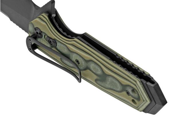 Imagen para Hogue EX-02 3.75" Droppoint Flipper, G10 G-Mascus Green 34218 navaja