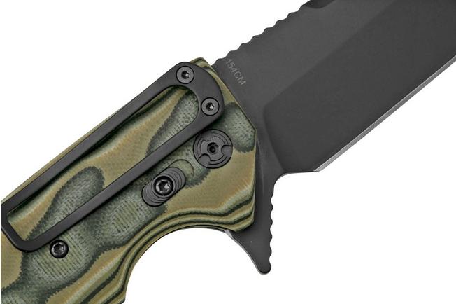 Imagen para Hogue EX-02 3.75" Droppoint Flipper, G10 G-Mascus Green 34218 navaja