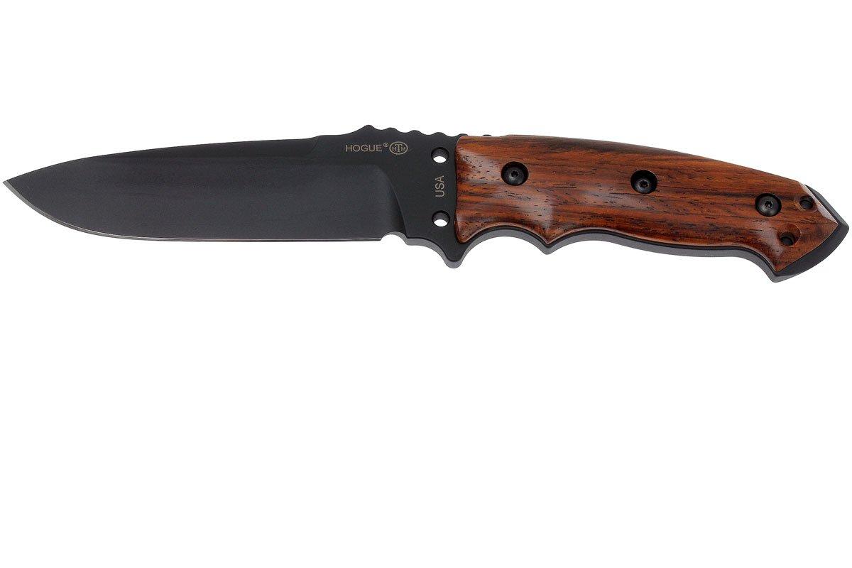Hogue EX-F01 5.5" Drop Point A2, Cocobolo handle, black sheath 35176 ...