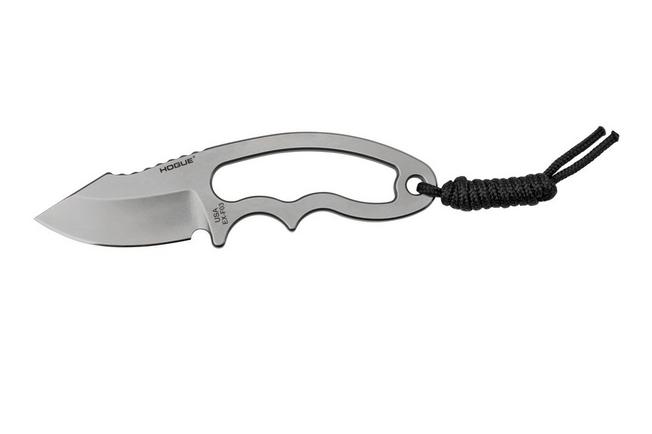 Hogue EX-F03 2.25 Clip Point Tumble Finish Neck knife 35370