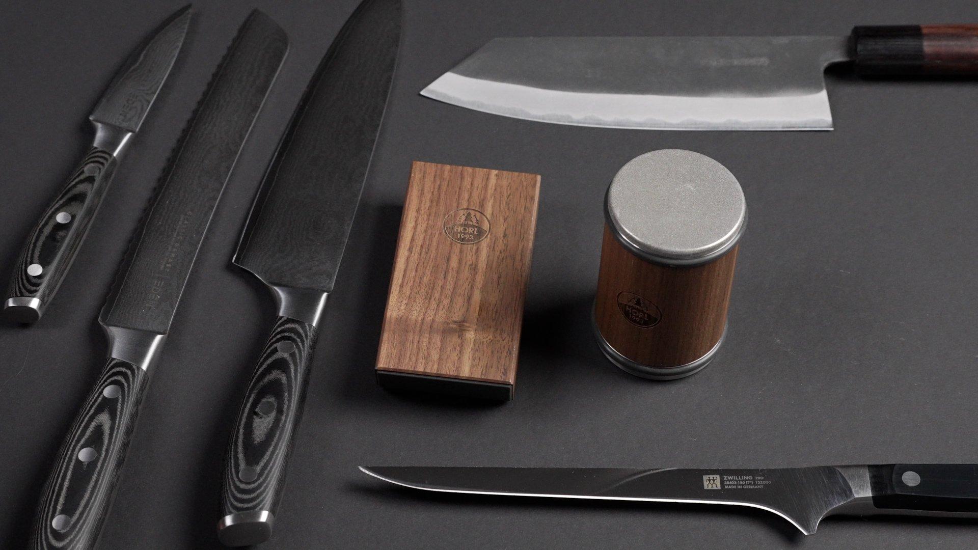 How to: sharpening your knives with a HORL 2. Knivesandtools explains!
