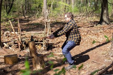 How to: splitting wood