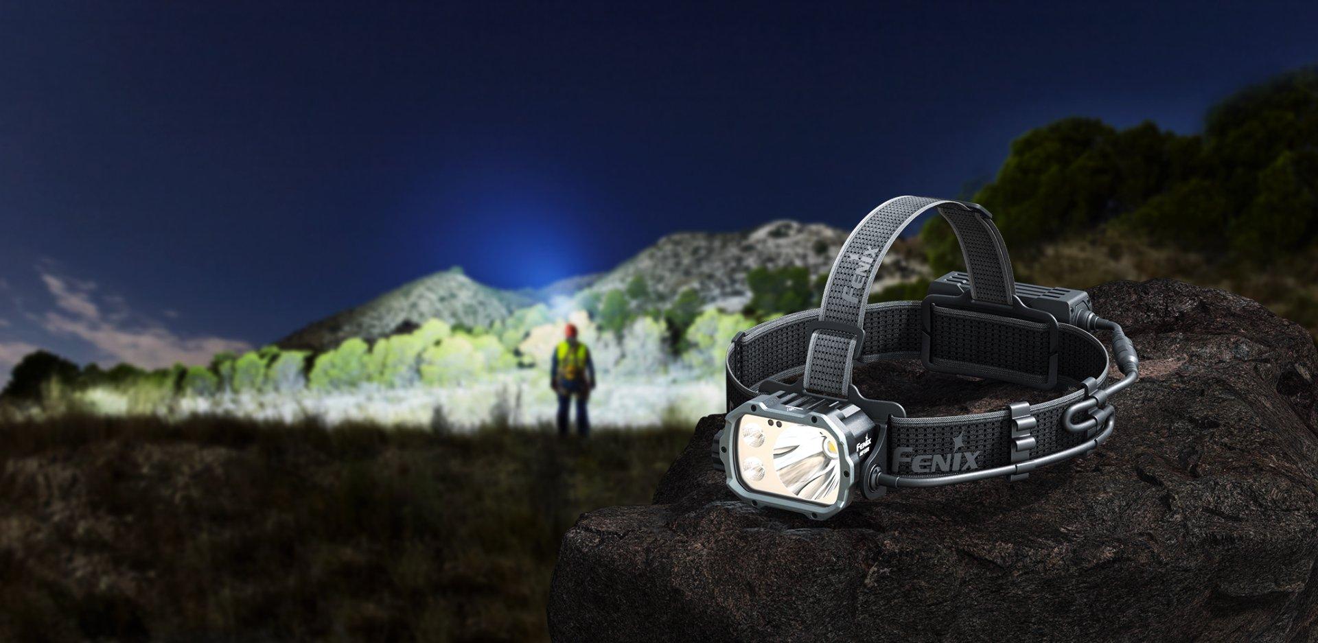 Fenix HP35R head torch unprecedented brightness and long battery life Knivesandtools