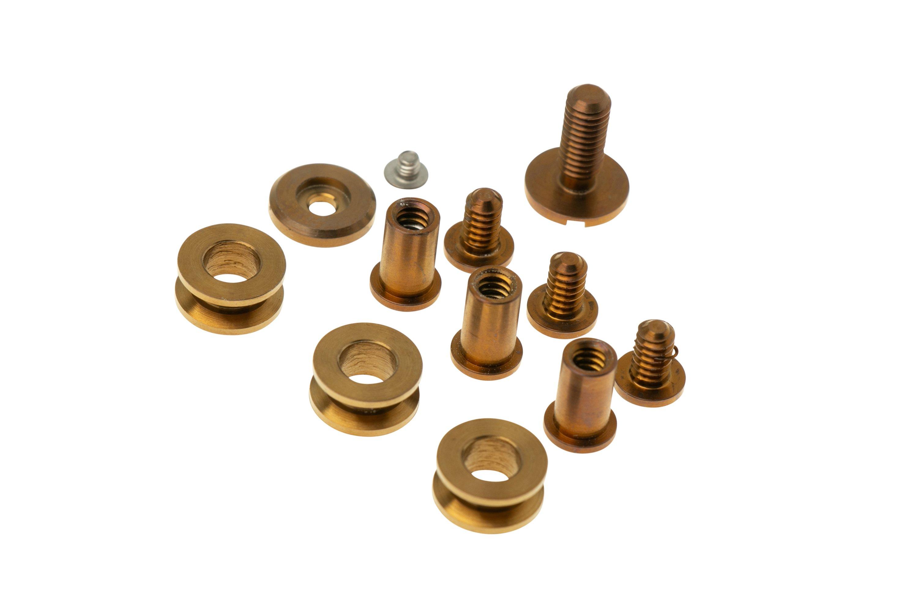 Rick Hinderer Complete SW Bronze Hardware Kit XM18 3.5 Skinny Slicer