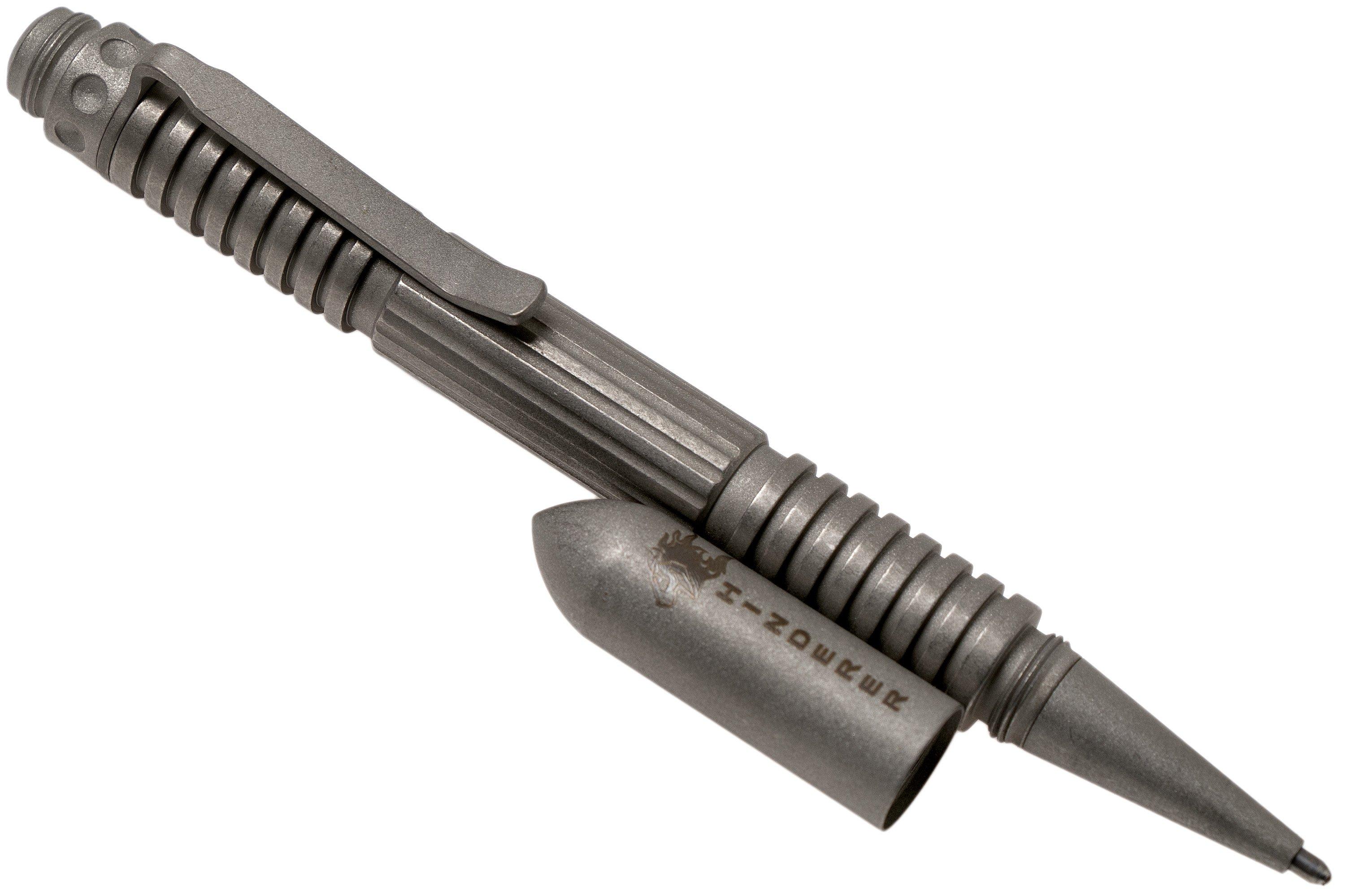 Rick Hinderer Extreme Duty Pen, Stainless Steel Working Finish