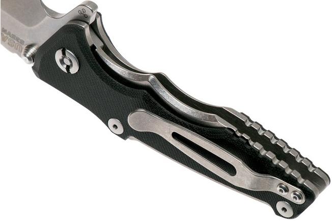 Image for Rick Hinderer Eklipse 3.0” Spanto, CPM S35VN, Black pocket knife