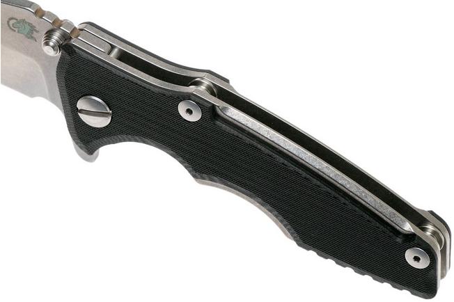 Image for Rick Hinderer Eklipse 3.0” Spanto, CPM S35VN, Black pocket knife