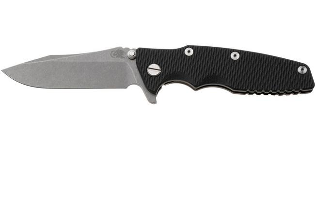 Afbeelding voor Rick Hinderer Eklipse 3.5" Spearpoint Battle Bronze S45VN, Titanium Black G10, zakmes