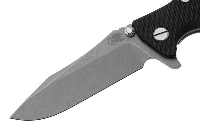 Afbeelding voor Rick Hinderer Eklipse 3.5" Spearpoint Battle Bronze S45VN, Titanium Black G10, zakmes