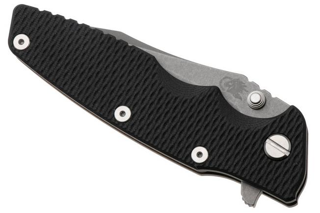 Afbeelding voor Rick Hinderer Eklipse 3.5" Spearpoint Battle Bronze S45VN, Titanium Black G10, zakmes