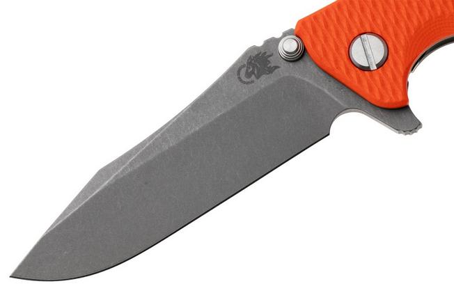 Afbeelding voor Rick Hinderer Eklipse 3.5" Spearpoint Battle Bronze S45VN, Titanium Orange G10, zakmes