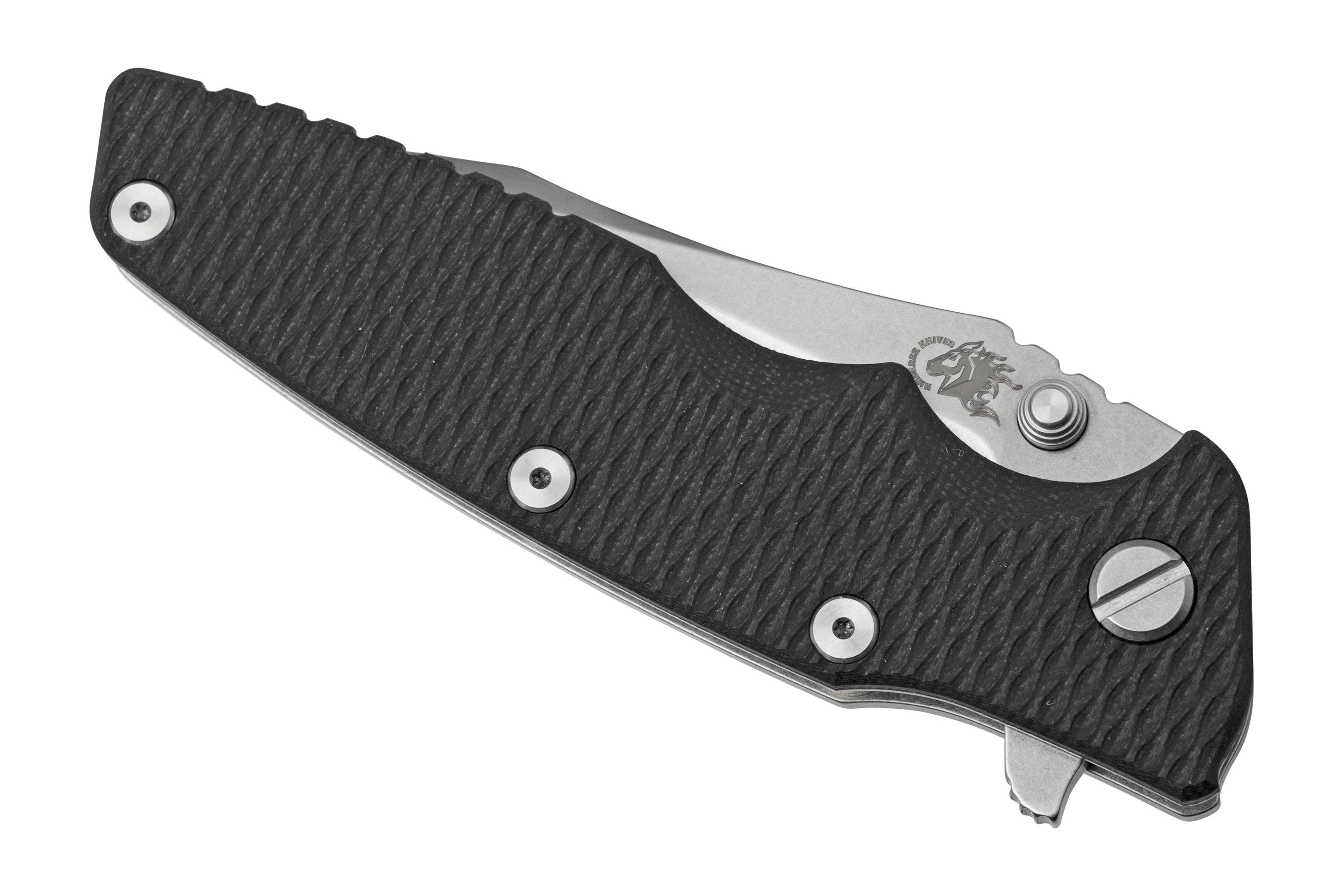 Rick Hinderer Eklipse 3.5” Spearpoint S45VN, Stonewash, Black G10 ...