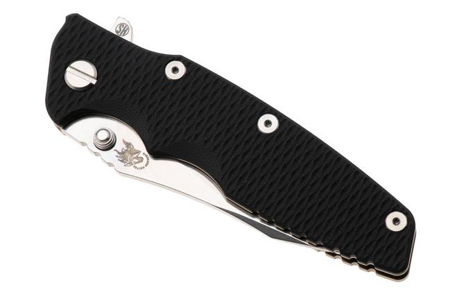 Afbeelding voor Rick Hinderer Eklipse 3.5" Skinny Slicer, Hollow Grind Stonewash Magnacut, Bronze, Black G10, zakmes