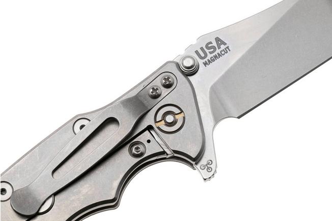 Afbeelding voor Rick Hinderer Eklipse 3.5" Skinny Slicer, Hollow Grind Stonewash Magnacut, OD Green G10, zakmes
