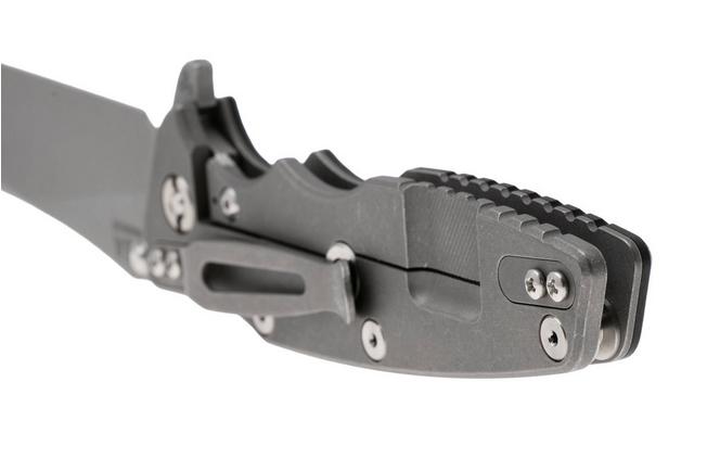 Afbeelding voor Rick Hinderer Eklipse 3.5" Skinny Slicer, Hollow Grind Working Finish Magnacut, Black G10, zakmes