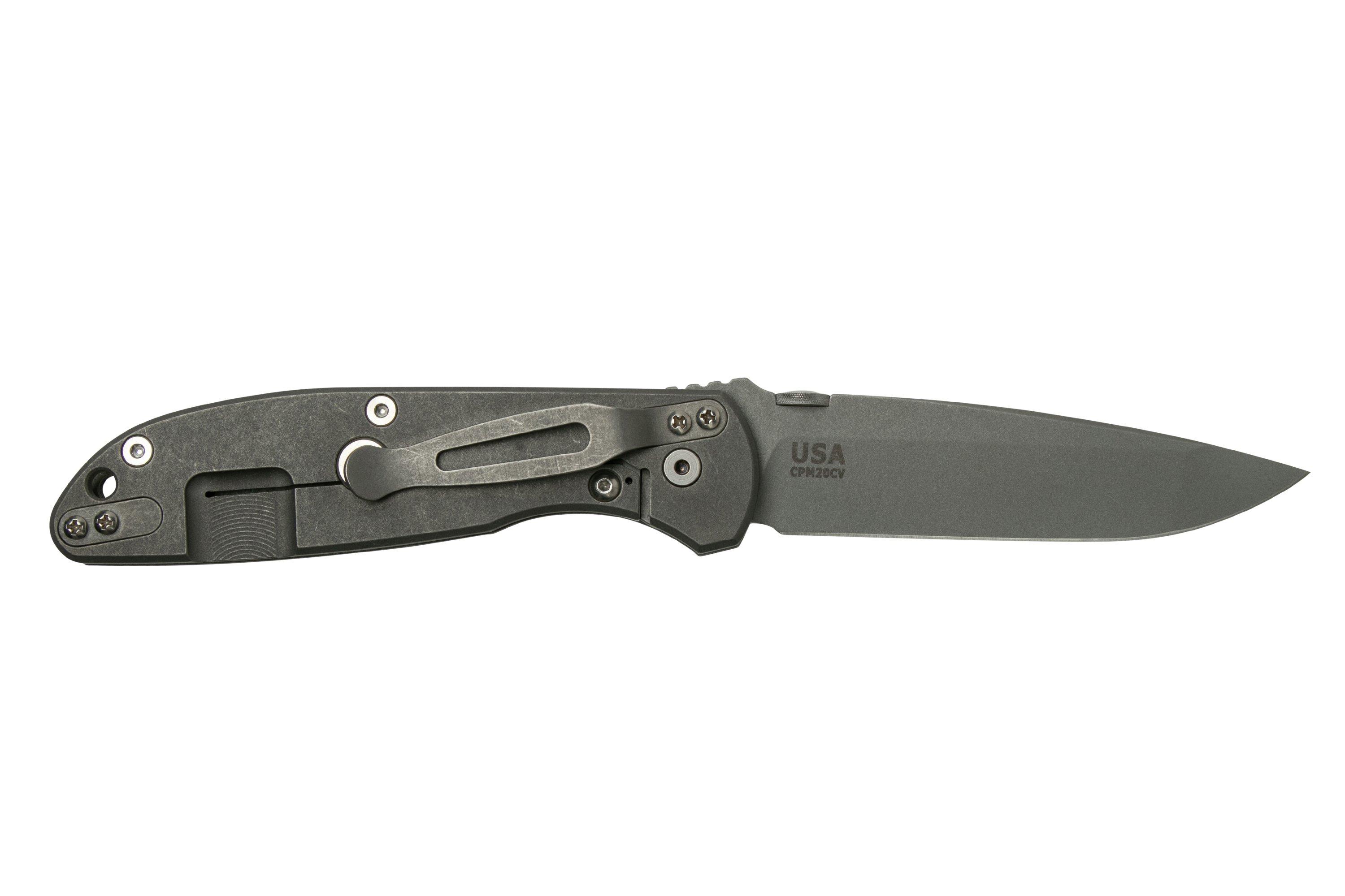 Rick Hinderer Firetac Spanto Acid Stonewash, Working Finish Grey Black